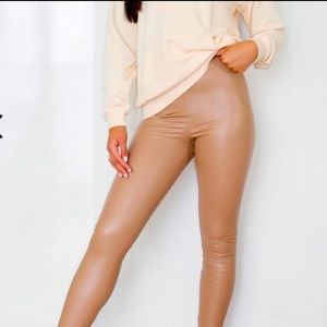 🔥 NWT Faux Leather Leggings NWT